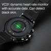 K28H 1.32 Inch Heart Rate/Blood Pressure/Blood Oxygen Monitoring Watch, Color: Silver Gray