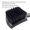 Tire Carpet Cleaning Brush Foot Pad Upholstery Brush(White)