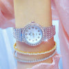 BS Bee Sister  FA1101 Women Chain Watch Starry Diamonds Wrist watch(Silver  Scale  Surface)