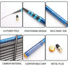 Carbon Short Section Fishing Rod Short Section Positioning Handle Rod, Length: 5.4m(Black)