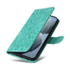 For Xiaomi Redmi K70 / K70 Pro Embossed Sunflower Leather Phone Case(Green)