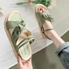 Summer Outerwear Thick Soled Casual Sandals Flat Slippers, Size: 37(Beige)