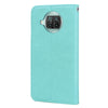For Xiaomi Mi 10T Lite 5G Rose Embossed Horizontal Flip PU Leather Case with Holder & Card Slots & Wallet(Green)