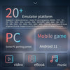 ANBERNIC RG ARC-S Handheld Game Console 4-Inch IPS Screen Linux System Portable Video Arcade 256G(Transparent Black)