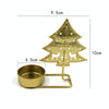 Christmas A Gold DH2303-03 Metal Retro Iron Art Candlesticks Ornament Table Candle Cup Decoration Props
