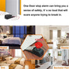 Portable Door Stop Alarm Wedge, 120dB, Black