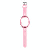 For Tamagotchi UNI (2023) Pet Game Machine Silicone Integrated Watch Strap Protective Case(Transparent Pink)