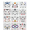 10 PCS Water Transfer Stickers Children Cartoon Halloween Funny Tattoo Stickers Horror Decoration Face Stickers(FK-012)