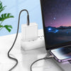 hoco U133 Type-C / USB-C to 8 Pin Braided PD Fast Charging Data Cable, Length:1.2m(Grey)