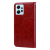 For Xiaomi Redmi Note 12 4G  Global Oil Wax Texture Leather Phone Case(Red)