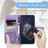 For Asus Zenfone 8 Flip Butterfly Love Flower Embossed Horizontal Flip Leather Case with Holder & Card Slots & Wallet & Lanyard(Light Purple)