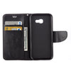 For Galaxy A5 (2017) / A520 Butterflies Love Flowers Embossing Horizontal Flip Leather Case with Holder & Card Slots & Wallet & Lanyard(Black)