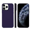 For iPhone 11 Pro Max Liquid Silicone Phone MagSafe Case(Dark Purple)
