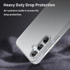 For Samsung Galaxy A35 5G Frosted Translucent TPU Hybrid PC Full Coverage Phone Case(White)