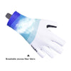 BOODUN P101251 Summer Outdoor Half Finger Silicone Non-Slip Fishing Gloves, Size: L(White)