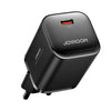 JOYROOM TCF07 30W USB-C / Type-C Fast Charger, Plug:EU Plug(Black)