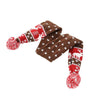 Large Brown Elk Christmas Dog Scarf - 70cm Long