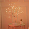 108 LEDs Copper Wire Tree Table Lamp Creative Decoration Touch Control Night Light (Warm White Light)