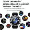 ET482 1.43 inch AMOLED Screen Sports Smart Watch Support Bluetooth Call /  ECG Function(Black Steel Band)