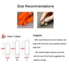 100pcs / Pack Antistatic Antislip Durable Fingertips Latex Protective Gloves, Size: M, 2.6*6.3cm(Orange)