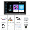 7 inch Carplay GPS Navigation Reverse Integrated Machine, Style: Standard+8 Light Camera(2+32G)