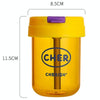 300ml Mini Children Water Mug Leakage-proof Student Plastic Portable Straw Cup(White)