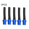 5 PCS Universal Motorcycle Tank Gas Fuel Cap Valve Vent Breather Hose Tube(Blue)