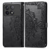 For Xiaomi Redmi K70 Mandala Flower Embossed Leather Phone Case(Black)