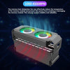 Desktop ARGB Memory Cooler PWM Temperature Control Dual Fan, For DDR / DDR2 / DDR3 / DDR4 / DDR5(Black)