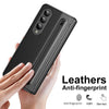 For Samsung Galaxy Z Fold3 5G Integrated PC + PU Phone Case with Pen / Pen Box(Black)