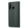 For Huawei P30 Lite Calf Texture Double Fold Clasp Horizontal Flip Leather Case with Photo Frame & Holder & Card Slots & Wallet(Green)