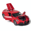 1:32 Alloy Sports Car Model With Sound And Light Boy Toy Car Decoration(Bright Red)