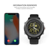 NX02 Sport Smartwatch IP67 Waterproof Support Tracker Calories Pedometer Smartwatch Stopwatch Call SMS Reminder(black)