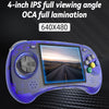ANBERNIC RG ARC-S Handheld Game Console 4-Inch IPS Screen Linux System Portable Video Arcade 256G(Transparent Black)