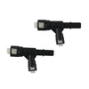 2pcs / Set For Cadillac Car Heater Hose Connector 15055343(Black)