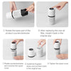 Mini Car Air Purifier Desktop Negative Ion Filter(White)