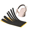 6pcs /Pack Anti-friction Soft Shoe Side Stickers Anti-falling Heel Posterior Stickers, Color: Black Thin Strip
