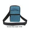 Denim Casual Waist Bag Crossbody Shoulder Bag(Blue)