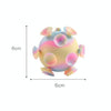 5 PCS Silicone Suction Cup Ball Decompression Toy(Mixed Blue)