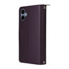 For Samsung Galaxy A06 Nine-card Slots Zipper Wallet Bag Leather Phone Case(Dark Purple)