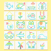 Kids Magnetic Drawing Board Big Chess Children Creative Toys, Spec: 50 Beads Cute Duck