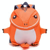 Cartoon School Bag Dinosaur Backpack For Children(Orange)