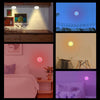 TL004-RGB USB Charging RGB Light Effect Ambient Light with Remote Control(White Silver Edge)