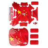 4D Imitation Carbon Fiber PVC Water Resistance Sticker Kit for DJI Phantom 3 Quadcopter & Remote Controller & Battery(Chinese Flag Pattern)