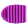 Silicone Cleaning Cosmetic Make Up Washing Brush Cleaner Scrubber Tool(Purple)