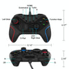 Wired Gamepad For Nintendo Switch / Android / iOS / PC(S818W Left Red Right Blue)