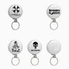 High Resilience Telescopic Steel Wire Anti-Lost Anti-Theft Key Ring(Discovery)