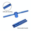 BG-2101 Mountain Bike Bowls Press-To-Enter Center Shaft Installation Disassembly Tool(Blue)