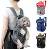 Doglemi Pet Carrier Backpack, Breathable, L (Blue) - Dogs/Cats 4-10kg