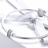 S925 Sterling Silver Heart-shaped Positioning Buckle Beads DIY Bracelet Necklace Accessories